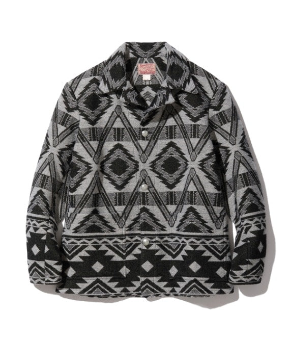 NATIVE AMERICAN WOOL BLANKET JACKET