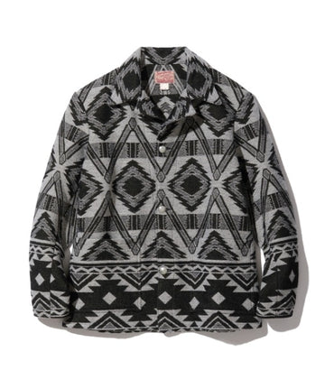 NATIVE AMERICAN WOOL BLANKET JACKET