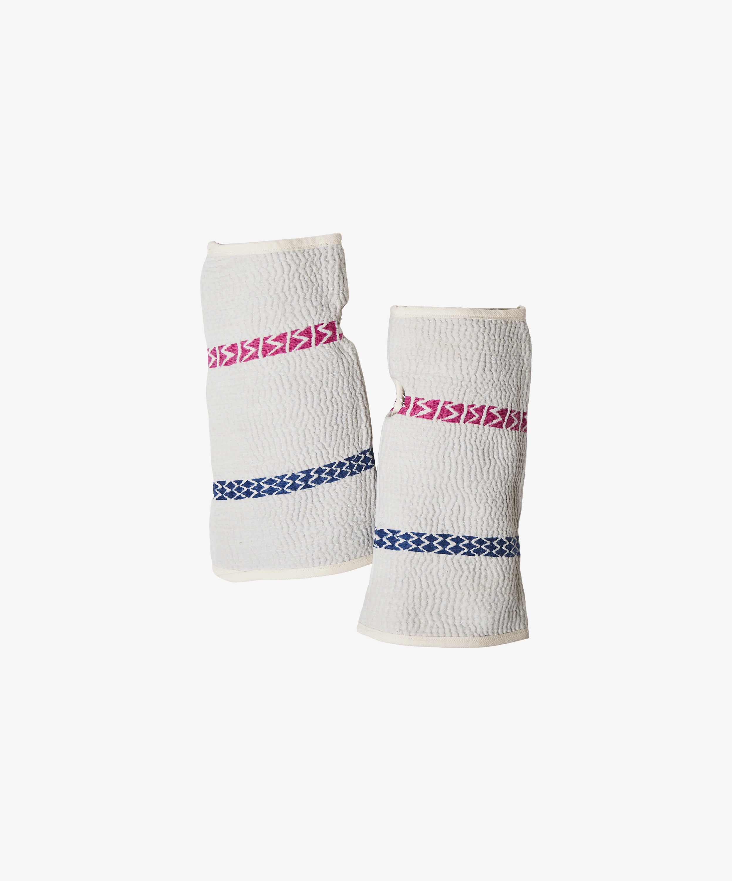 hand warmer in sashiko indian khanta