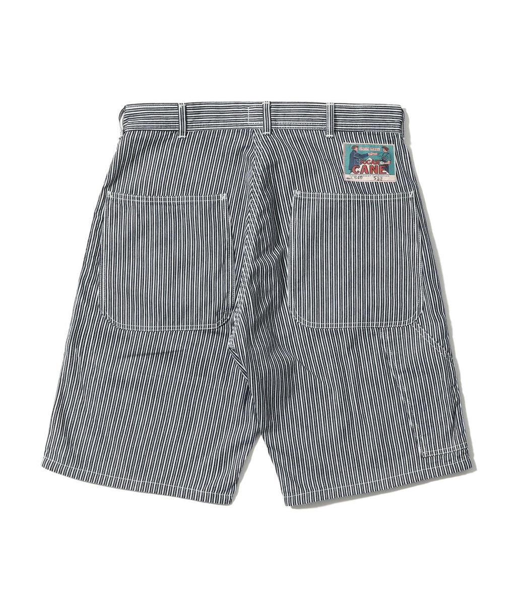 Fiction Romance 6oz. Indigo Stripe Double Knee Shorts