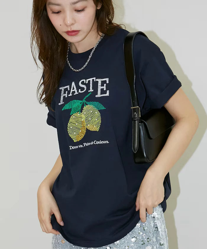 Lemon Embroidery T-shirt Limited Edition
