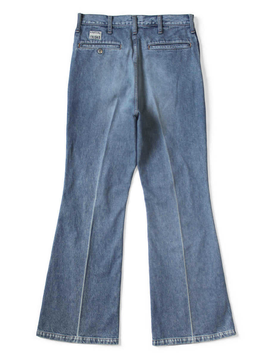 14oz Denim 5P Frisco Flare (Center Pleats Processing)