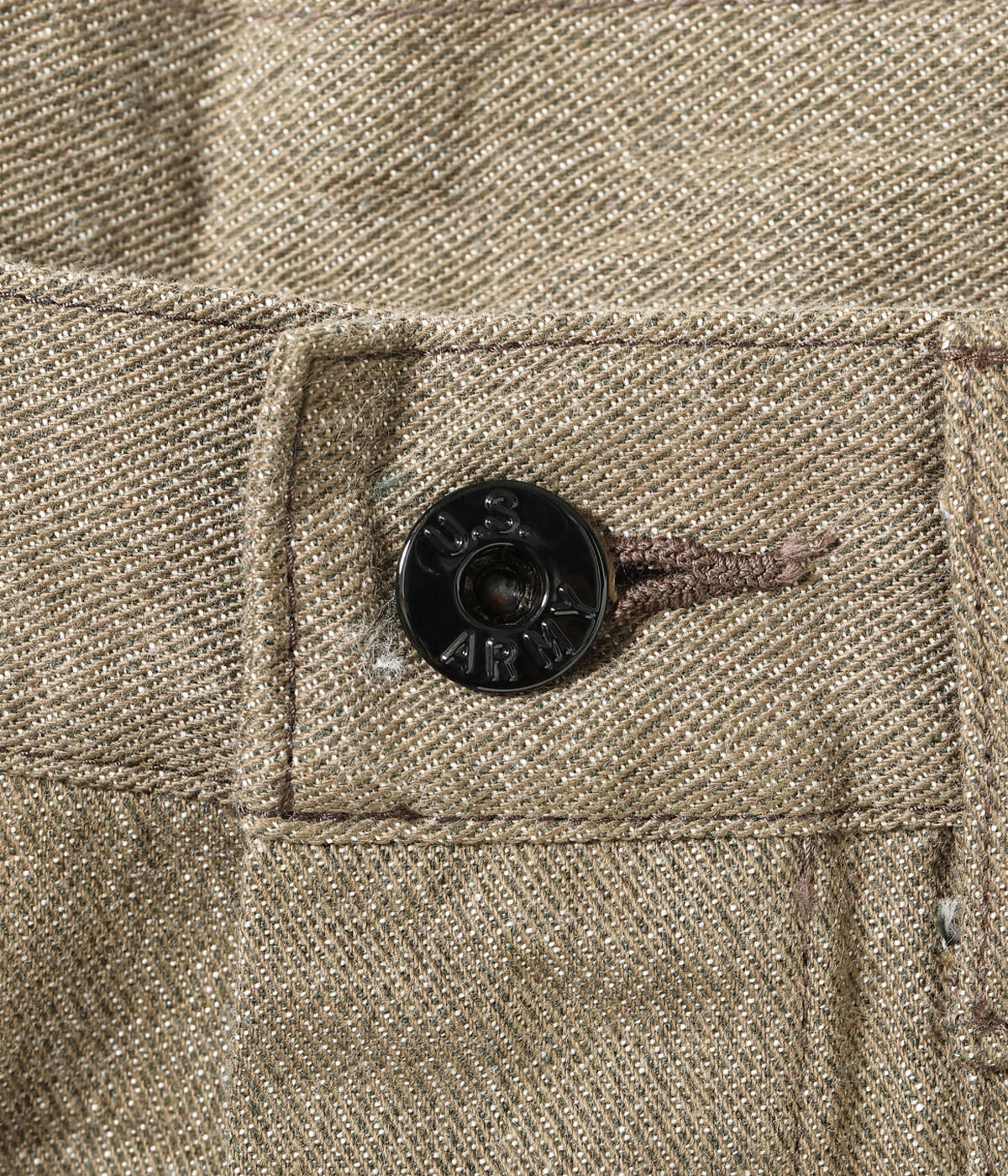 TROUSERS, WORKING, BROWN DENIM