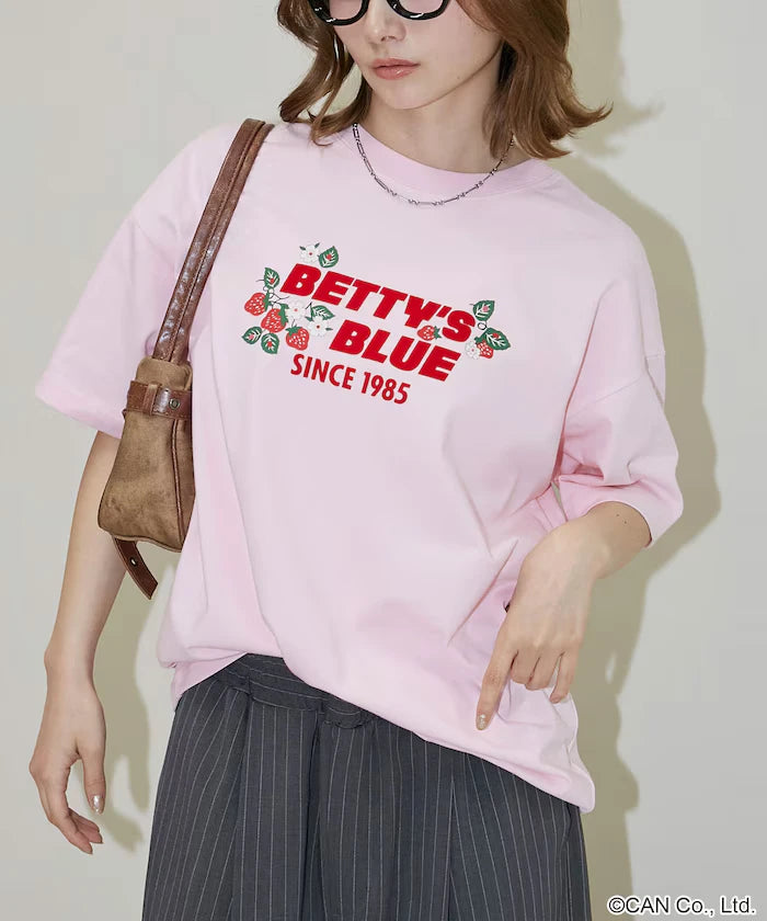 BETTY'S BLUE Flock Logo T-Shirt Limited Edition