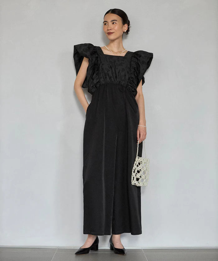 2WAY Flower Sheer Jacquard Docking All-in-One