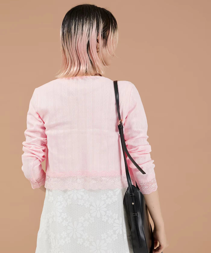 Eyelet Lace Cardigan