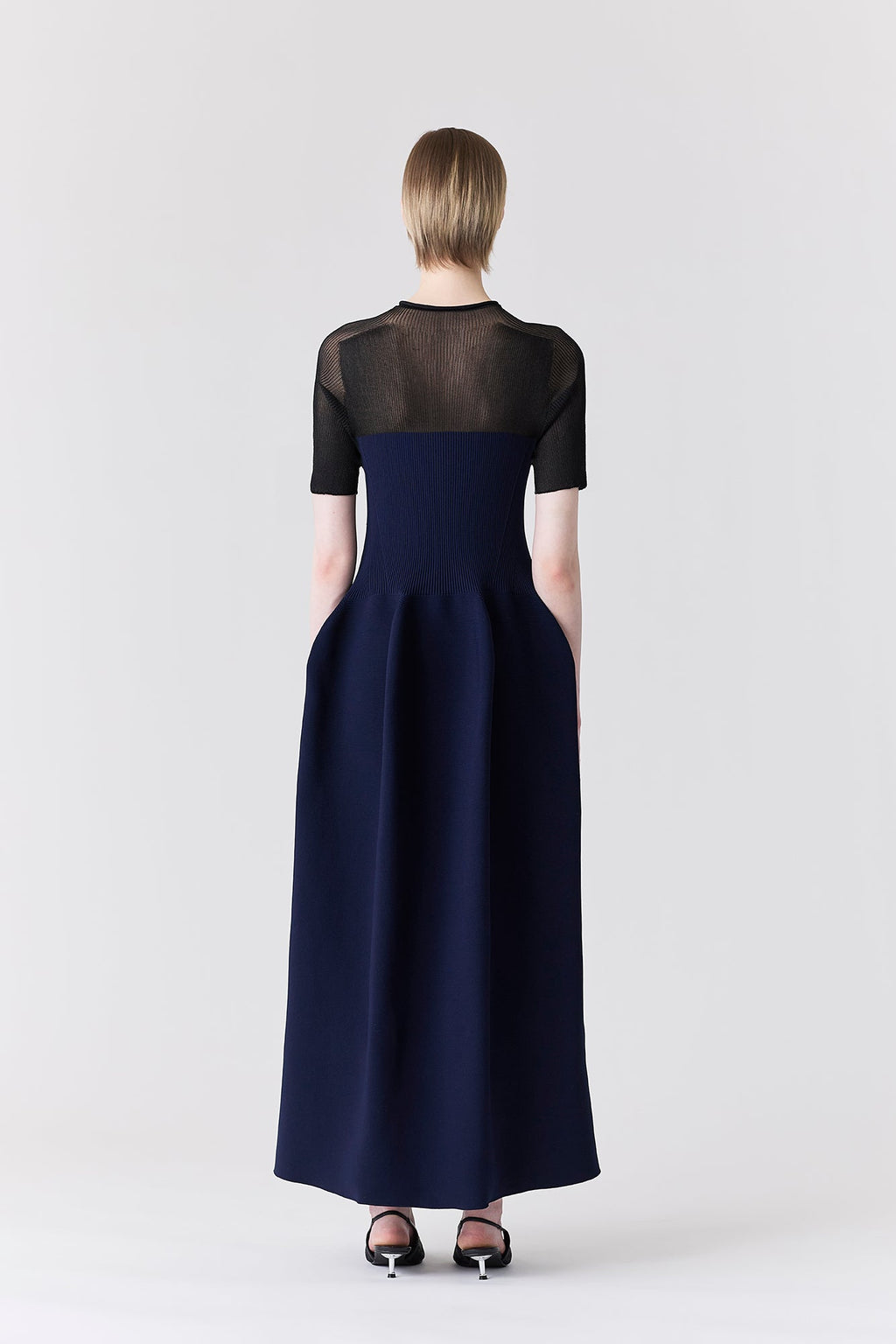 POTTERY LUCENT DECOLLETAGE SHORT SLEEVE DRESS