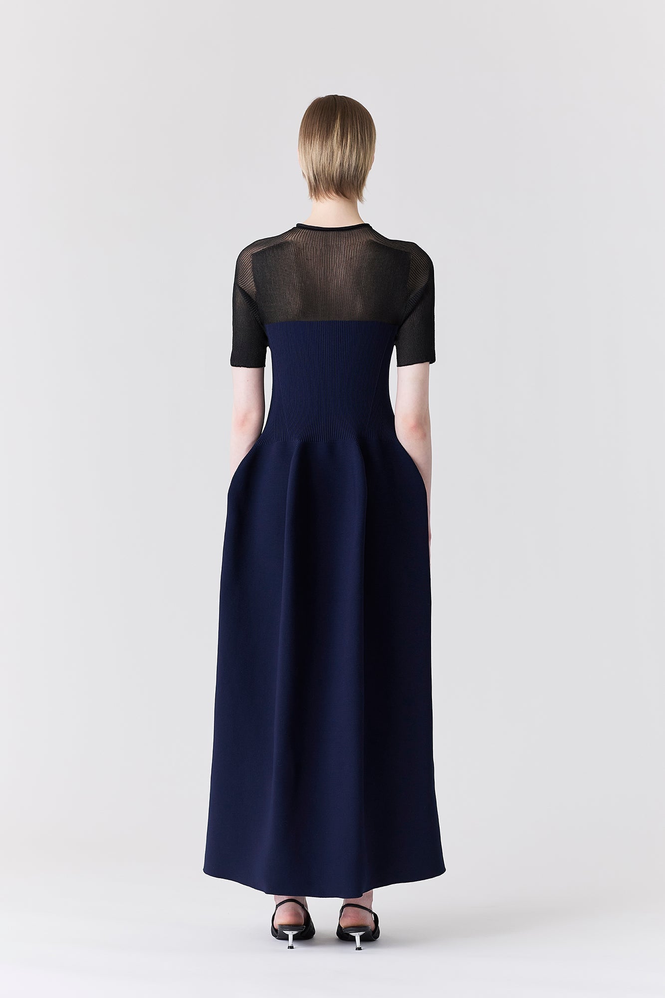 POTTERY LUCENT DECOLLETAGE SHORT SLEEVE DRESS