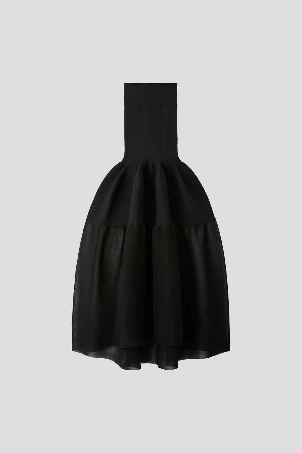 POTTERY HS LUCENT GLITTER STRAPLESS DRESS