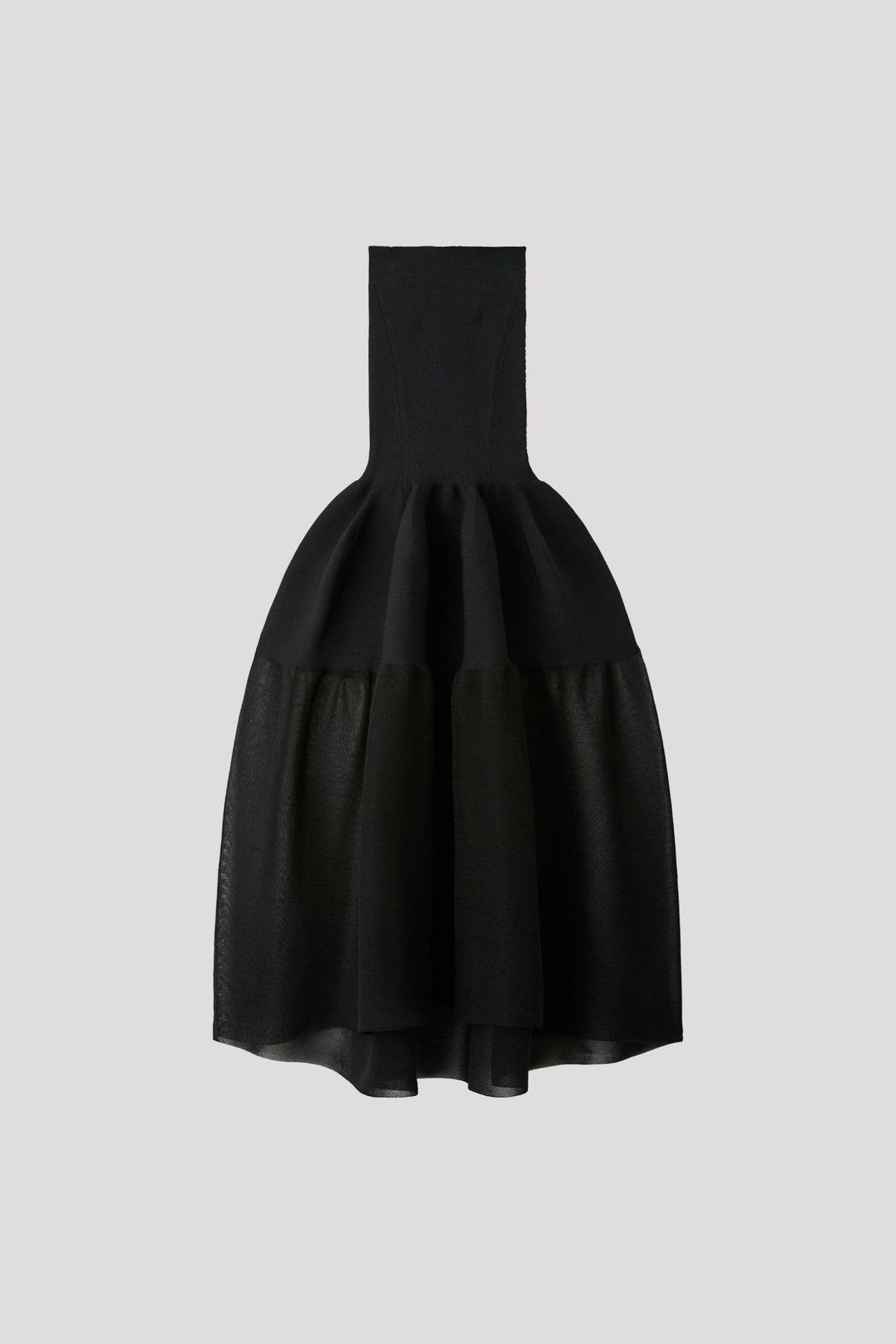POTTERY HS LUCENT GLITTER STRAPLESS DRESS