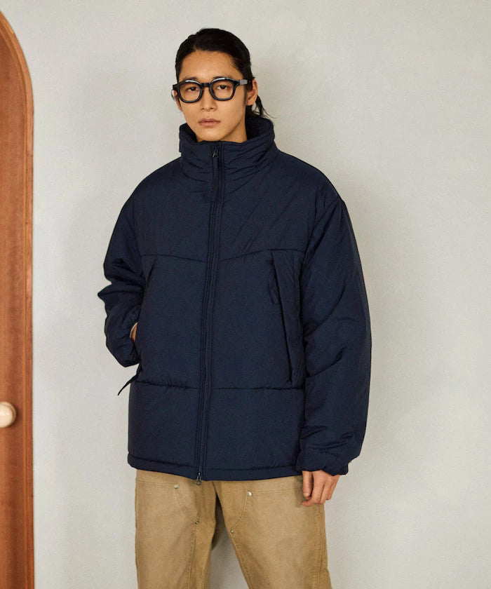 PRIMALOFT PUFF JACKET / Primaloft Stand Collar Puff Jacket / Insulated Blouson