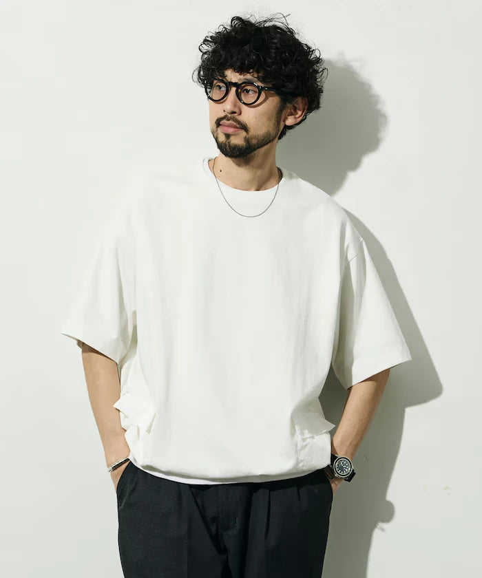 6 Ounce Side Pocket Spindle Short Sleeve T-Shirt / Big Silhouette