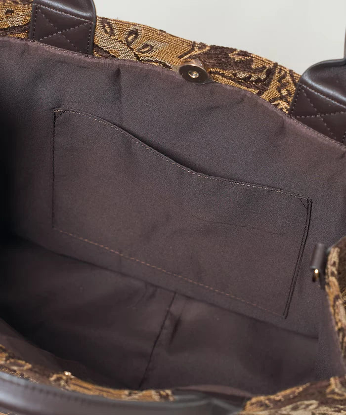 2WAY Paisley Jacquard Tote Bag Limited Edition