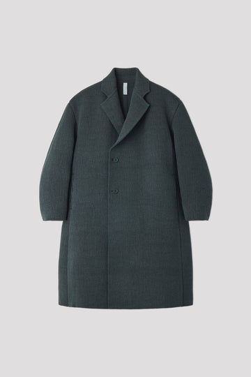 TW INLAY DOUBLE BREASTED CHESTER COAT