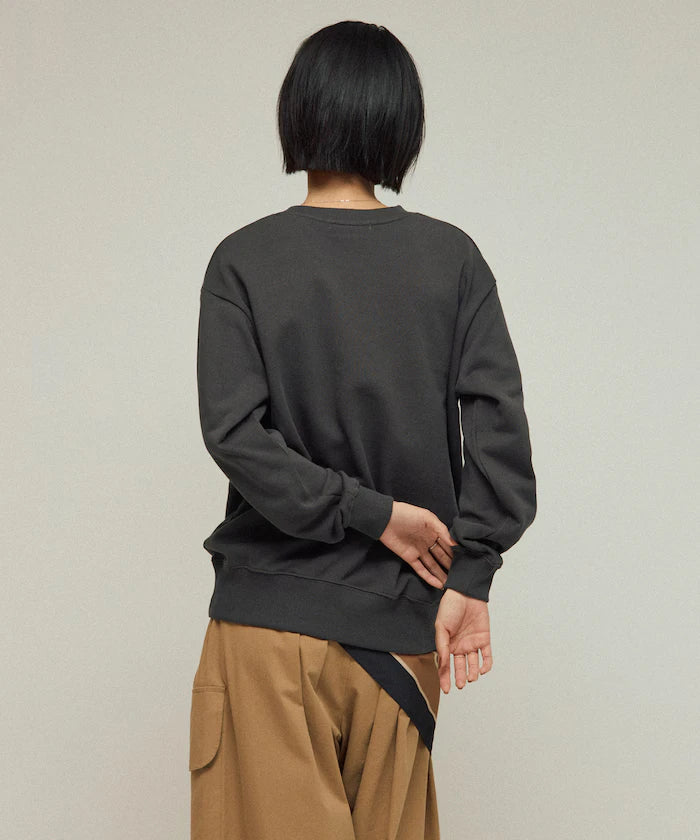 Organic Cotton Animal Logo Print Sweat / CAT / Relaxed Fit / French Terry Sweat