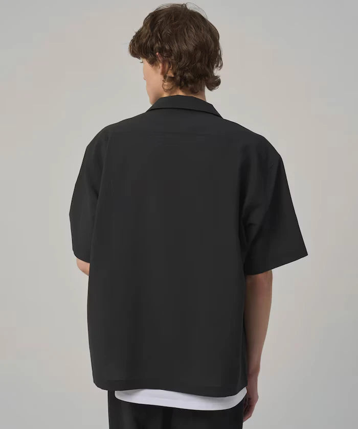 Functional Material Open Collar Short Sleeve Shirt Set 3 Piece Set / Washable / UV Cut / Quick Dry / Cooling Touch