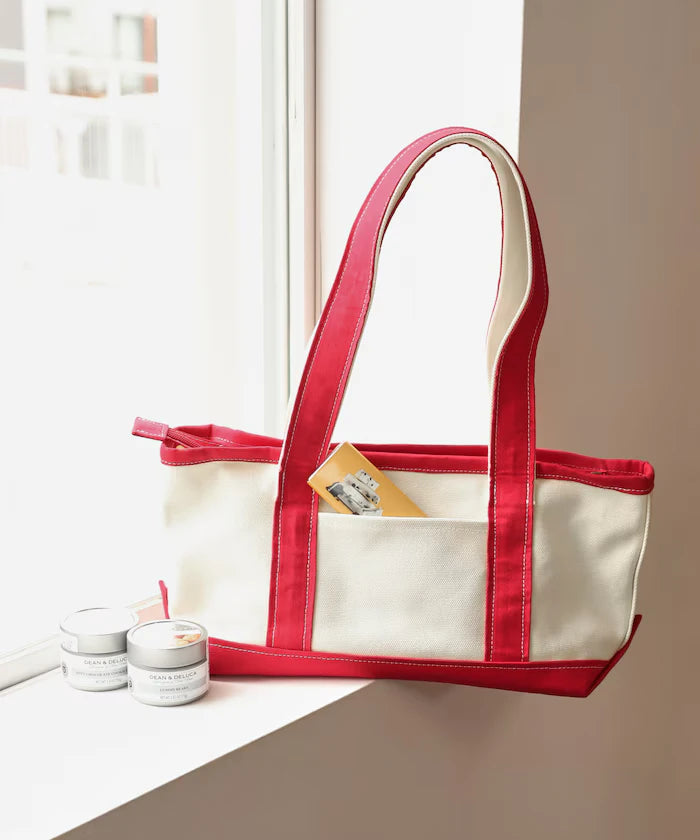 Wide Canvas Tote Bag