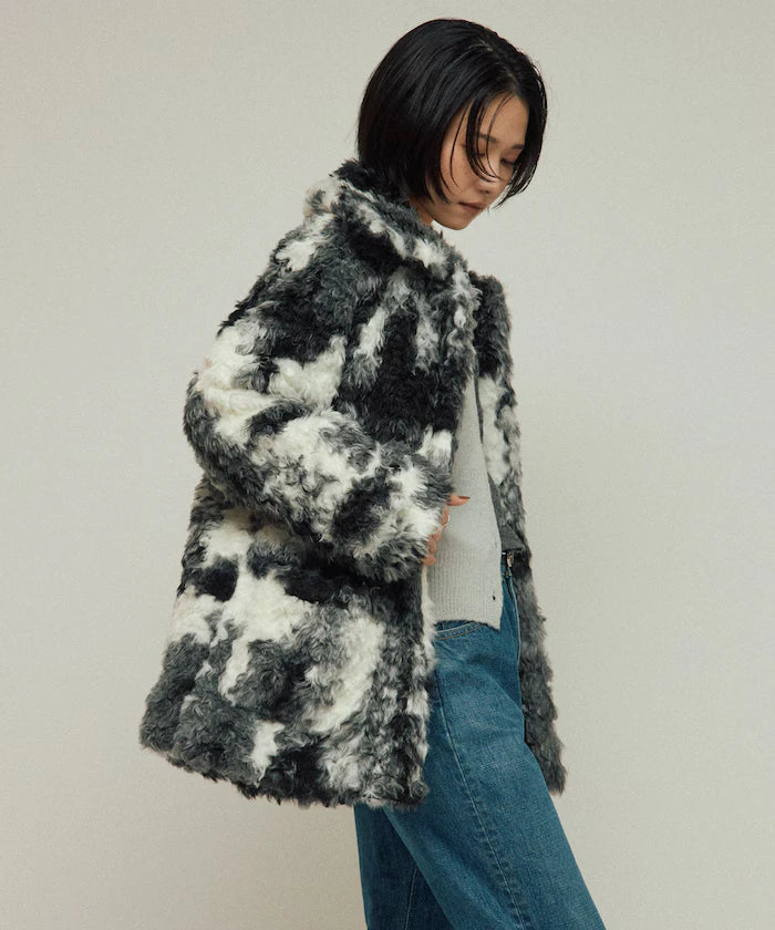 Fake Fur Mid-Length Coat / Fur Coat