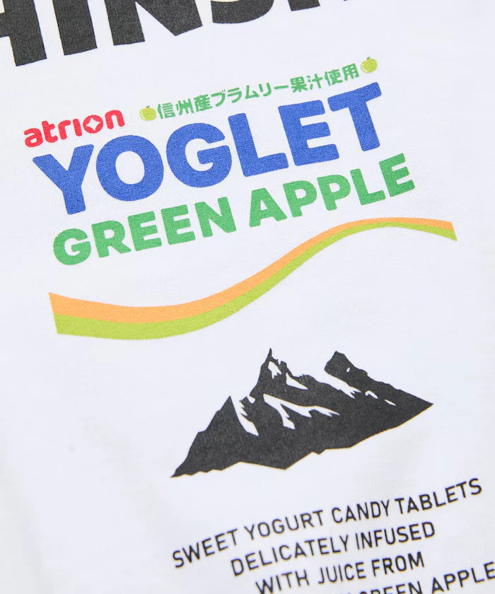 Arukuma X Yoguret X FREAK'S STORE Relax Fit Back Print Hem Code Crew Neck T-Shirt