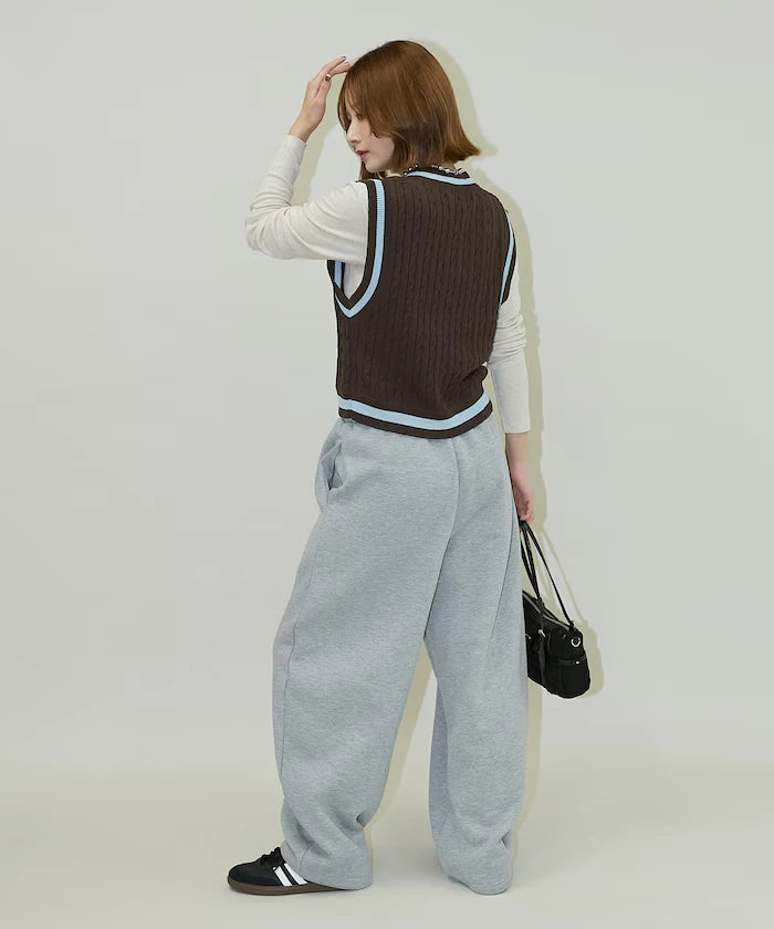 Brushed Back Sweat Curve Pants Limited Edition
