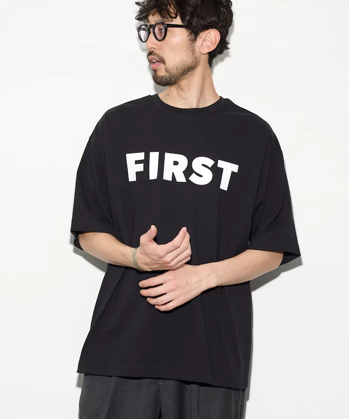 6 Ounce Front Logo Print Crew Neck T-Shirt / Print T-Shirt PR FIRST