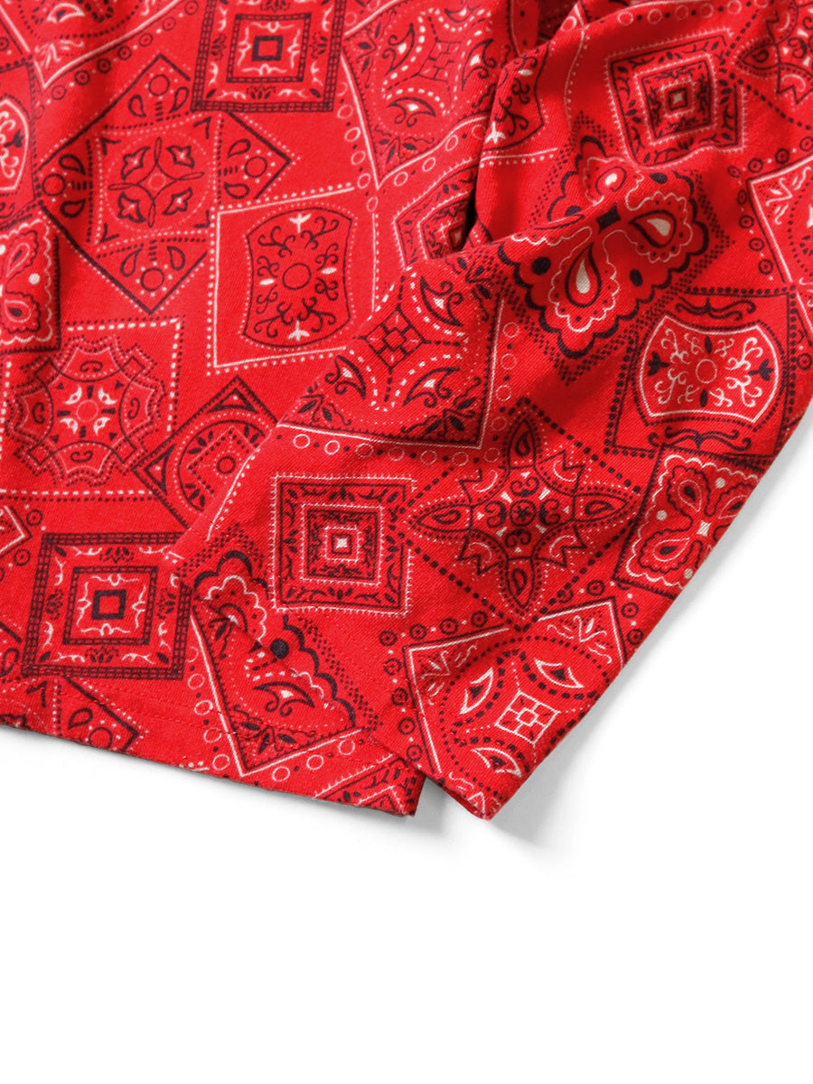 20/-Tenjiku COOKIE Bandana pt High Neck Long T
