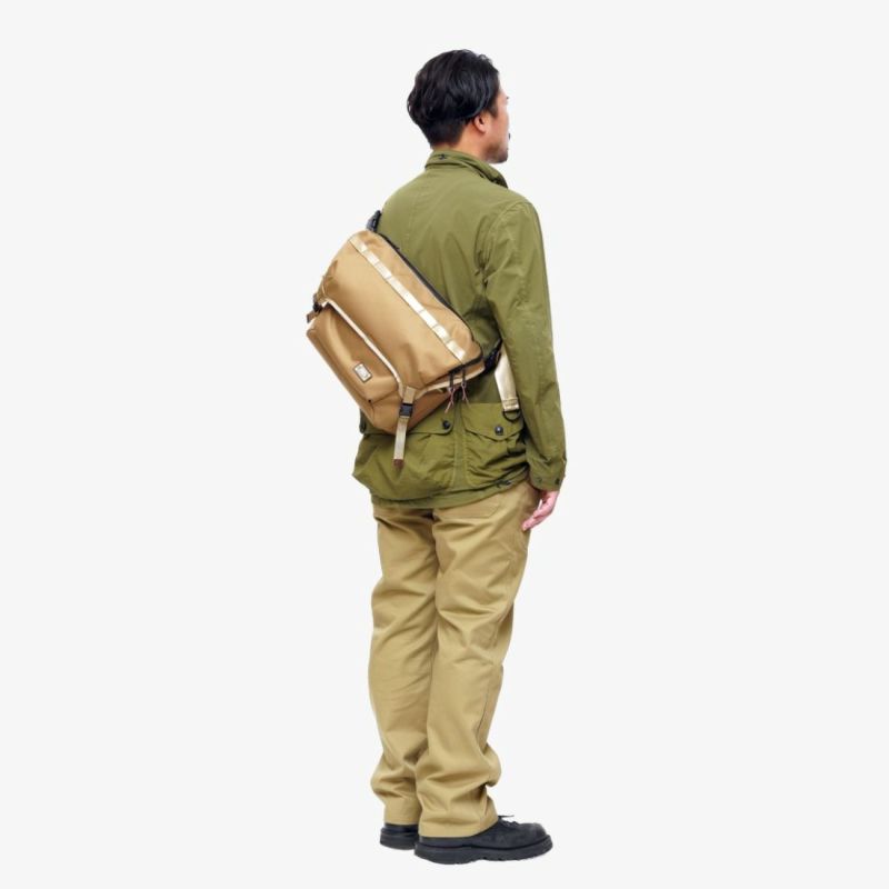 CORDURA DOBBY 305D MESSENGER BAG/KHAKI
