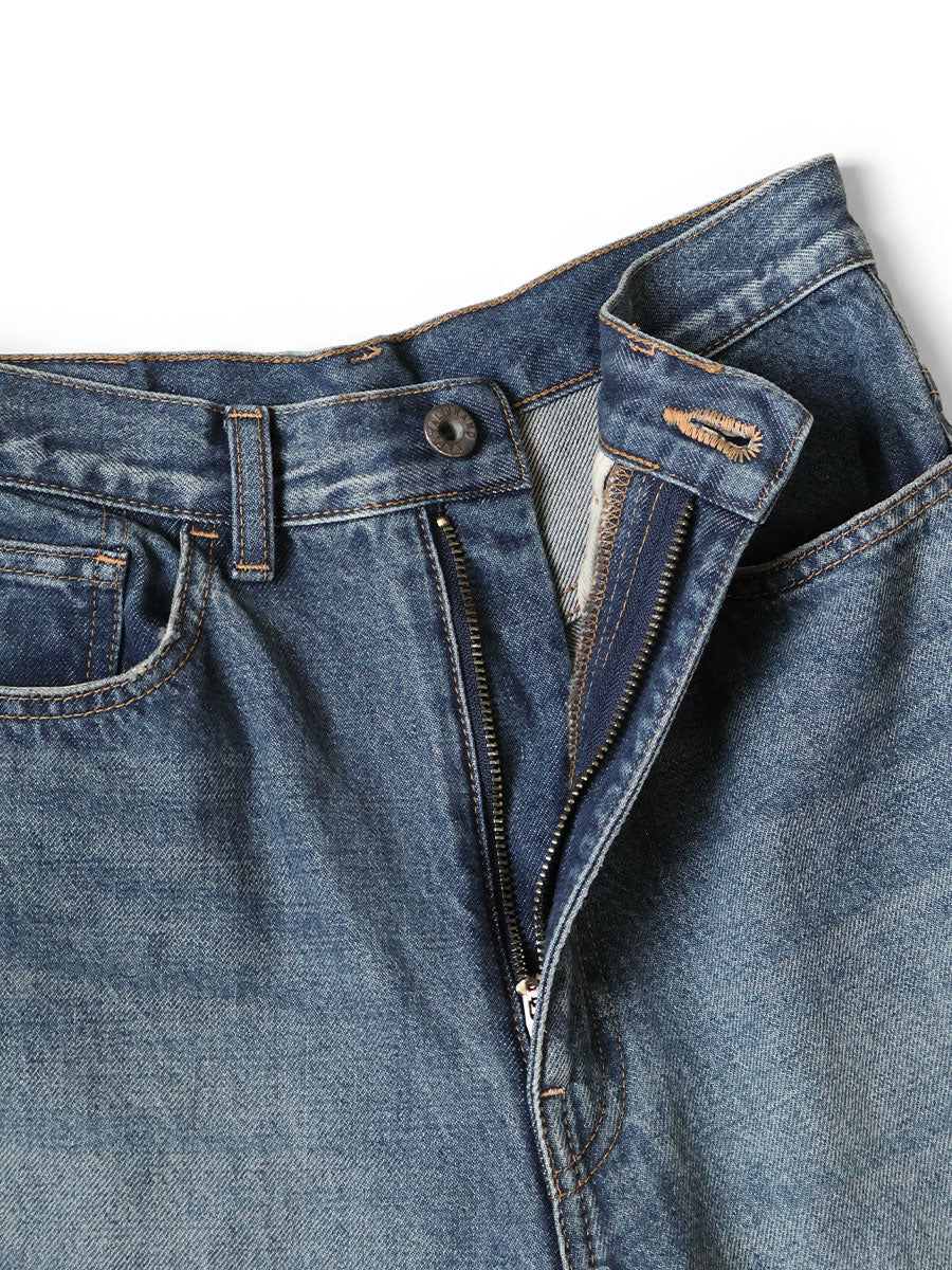 14oz Denim 5P SKITTLE Baggy Pants (Processed)