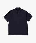 twisted pique polo navy