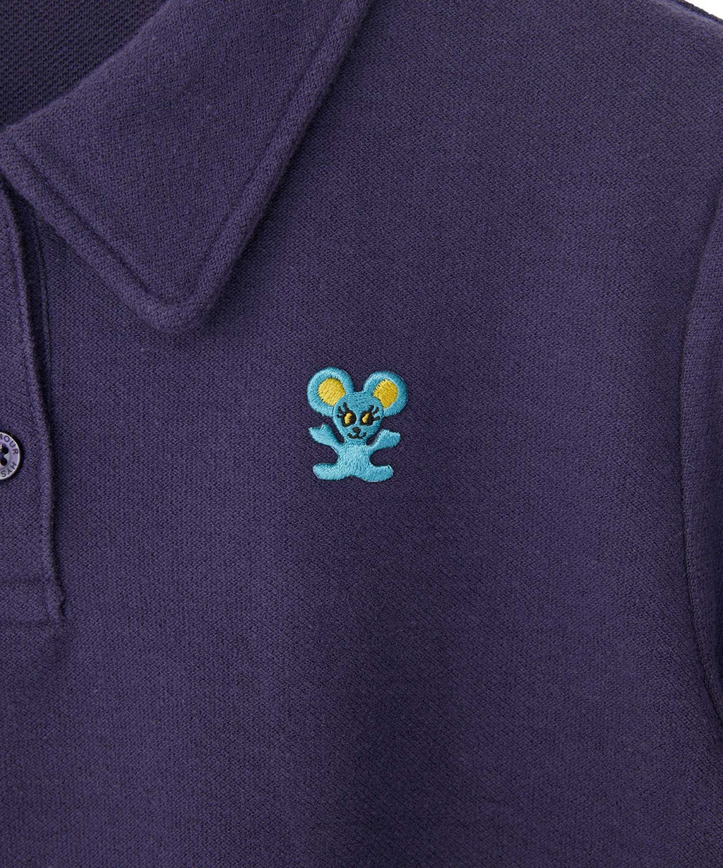 HYS Mouse Embroidery Polo Shirt