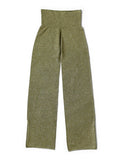 7G Glitter Yarn Slit Flare Leggings
