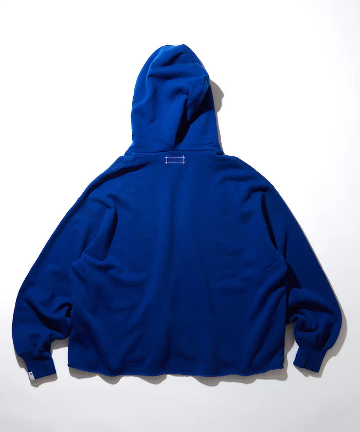 Wool Cotton Loop Back Sweat Hoodie