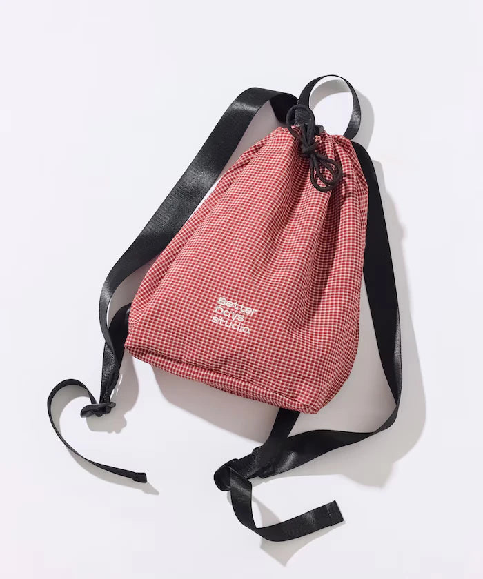 BetterDays Studio × FREAK'S STORE Packable Check Mini Bag
