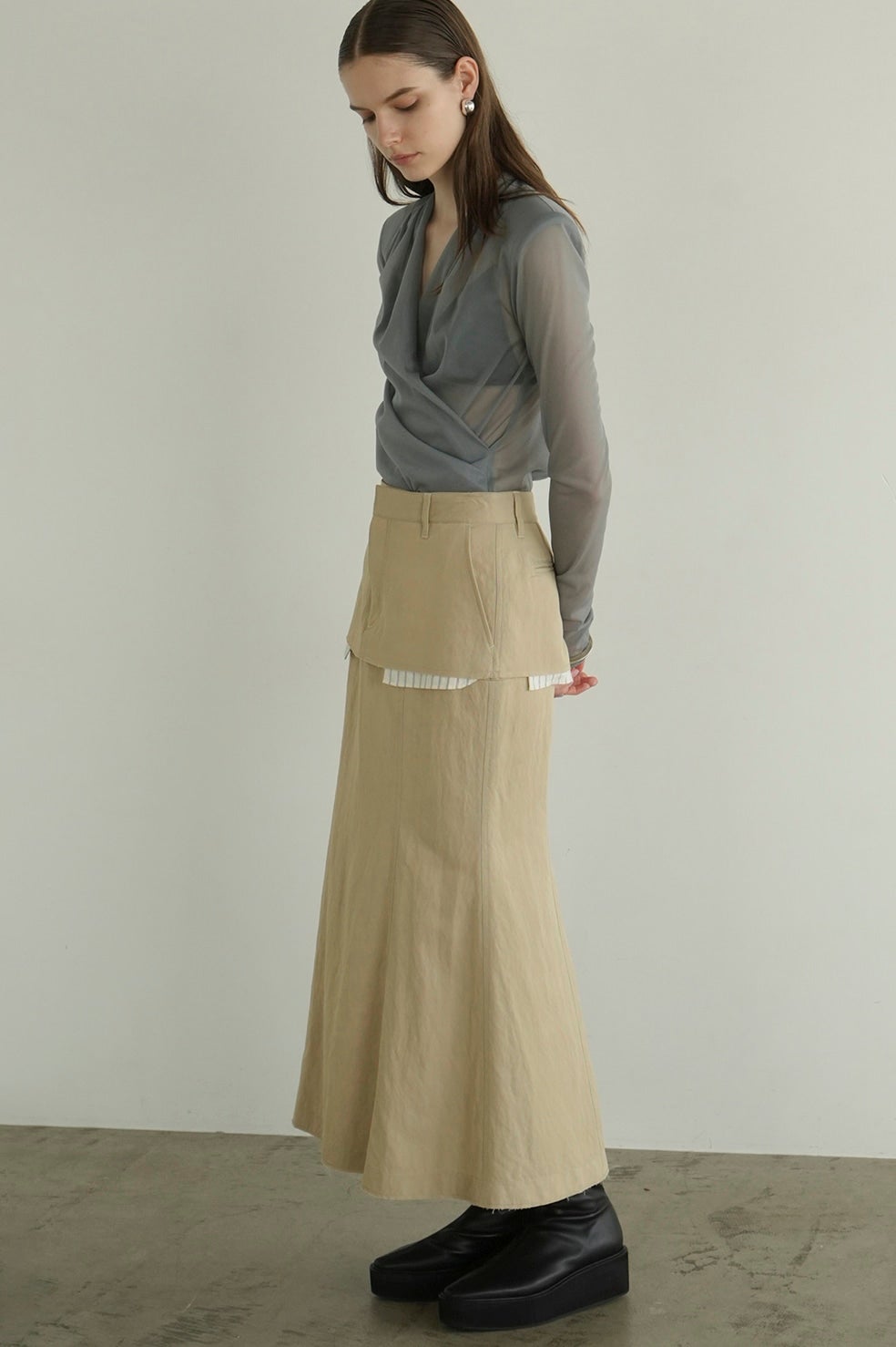 DOUBLE LAYRED SKIRT