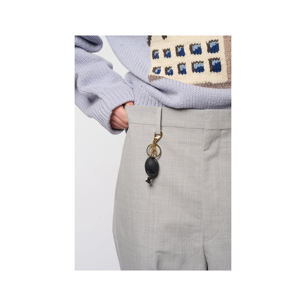 BALLOON KEY RING : SILVER