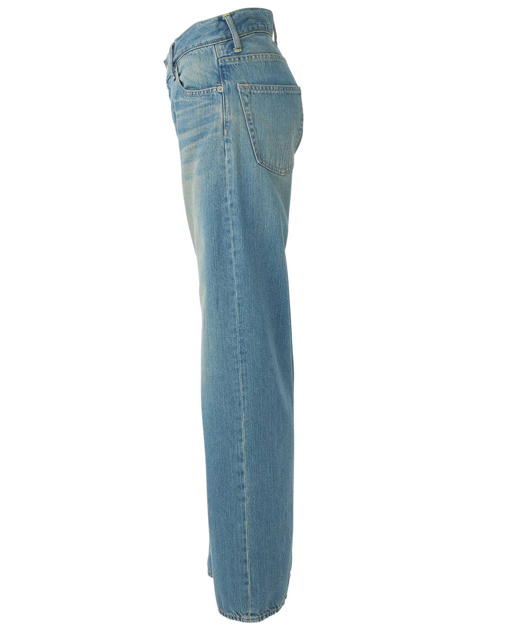 Low Rise Straight Denim Pants