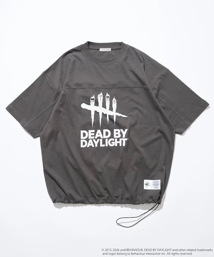 Dead By Daylight Exclusive Big Logo Hemmed Code Football T-Shirt