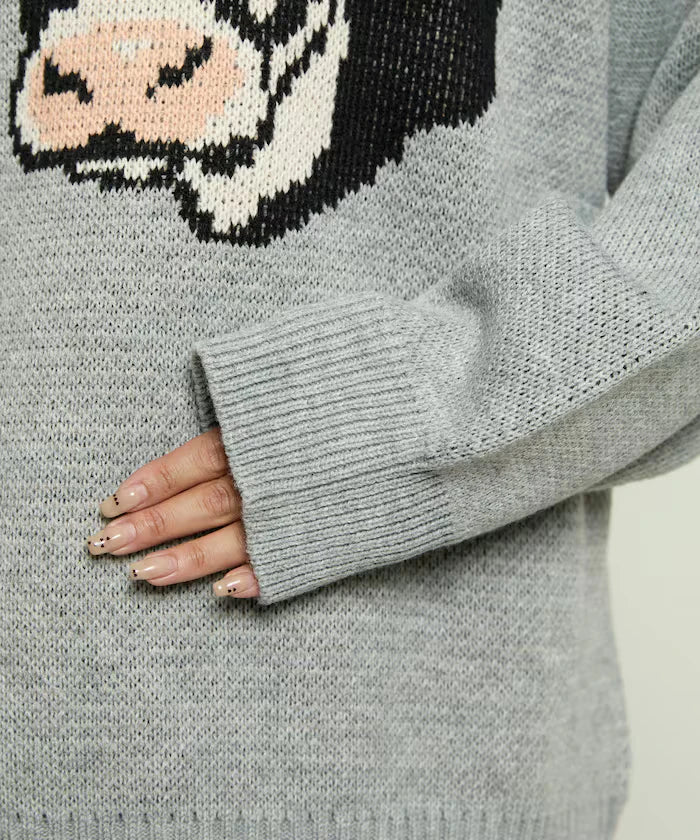 Animal Jacquard Big Knit Limited Edition