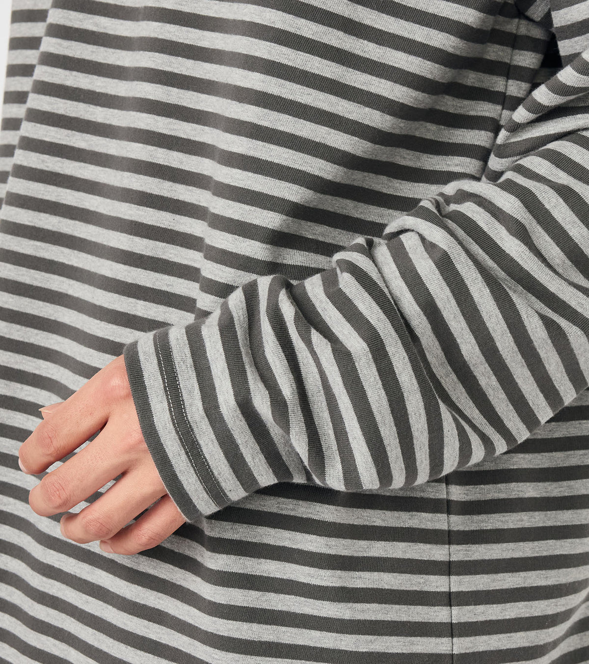 COOLMAX Stripe Jersey L/S Tee
