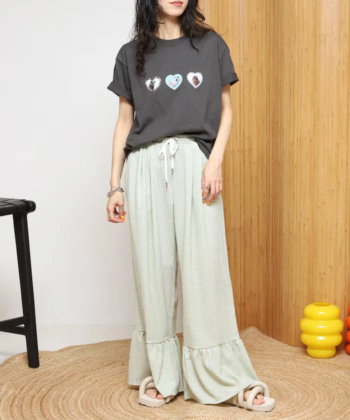 Organic Cotton Animal Heart Print T-Shirt