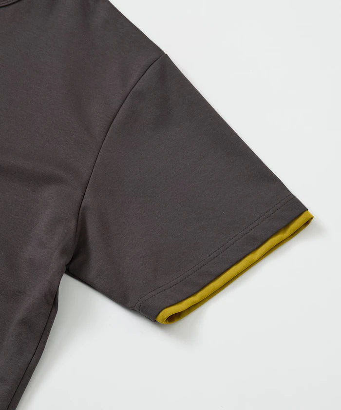 Relaxed Fit Reversible Cardboard Short Sleeve T-Shirt / Color Design
