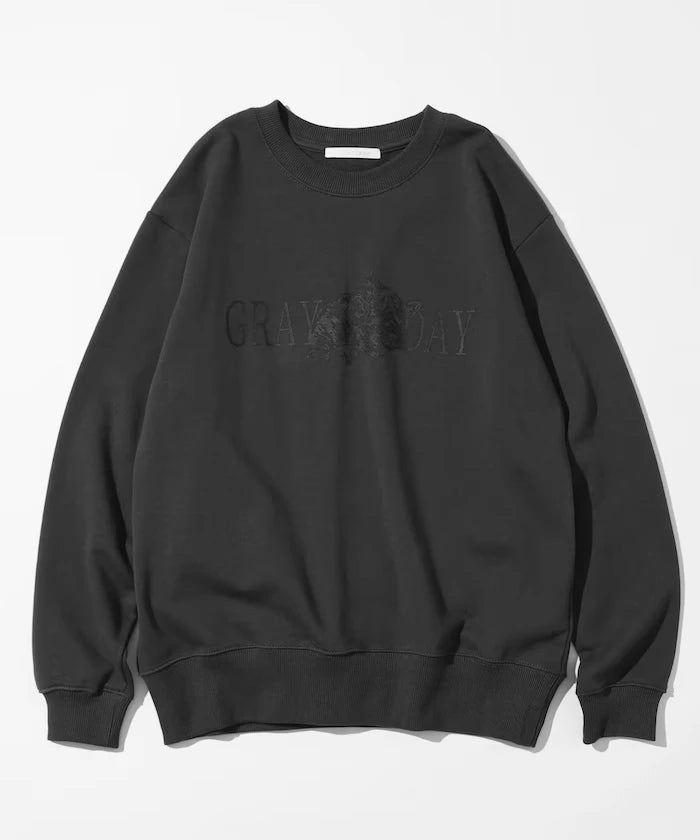Organic Cotton Animal Logo Print Sweat / CAT / Relaxed Fit / French Terry Sweat