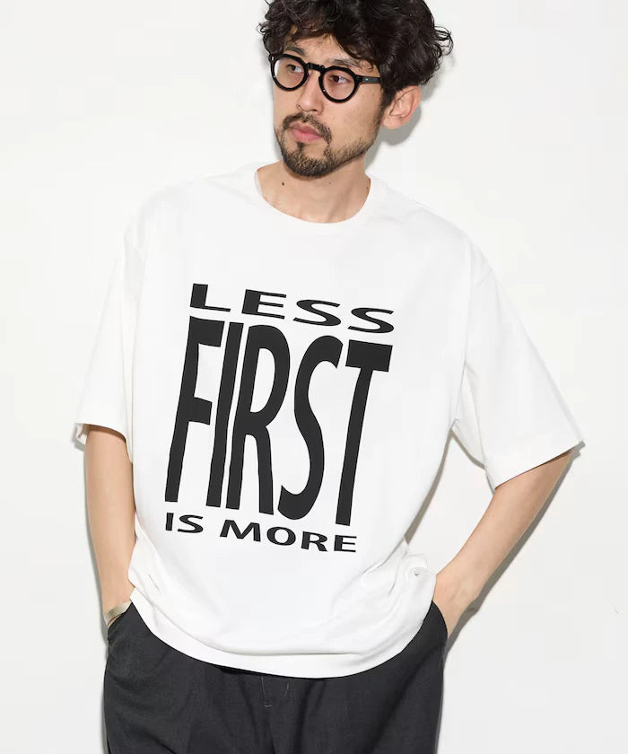 6 Ounce Front Logo Print Crew Neck T-Shirt / Print T-Shirt PRINT BIG FIRST