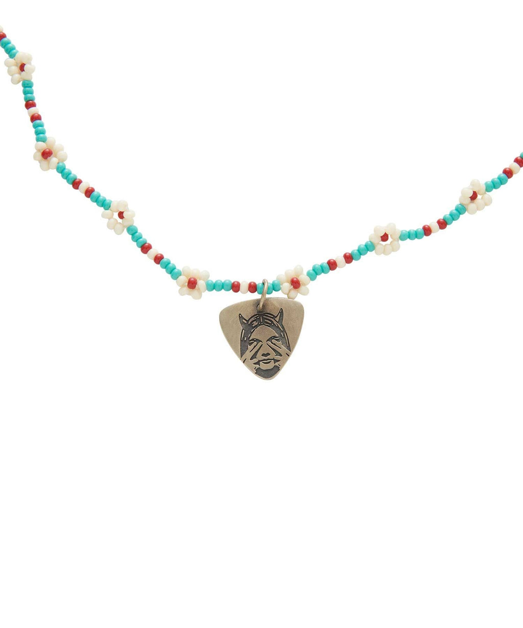 Akashic Tree/SEE NO EVIL Bead Necklace