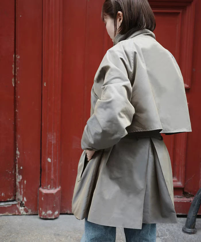 T/C Chambray Short Trench Coat
