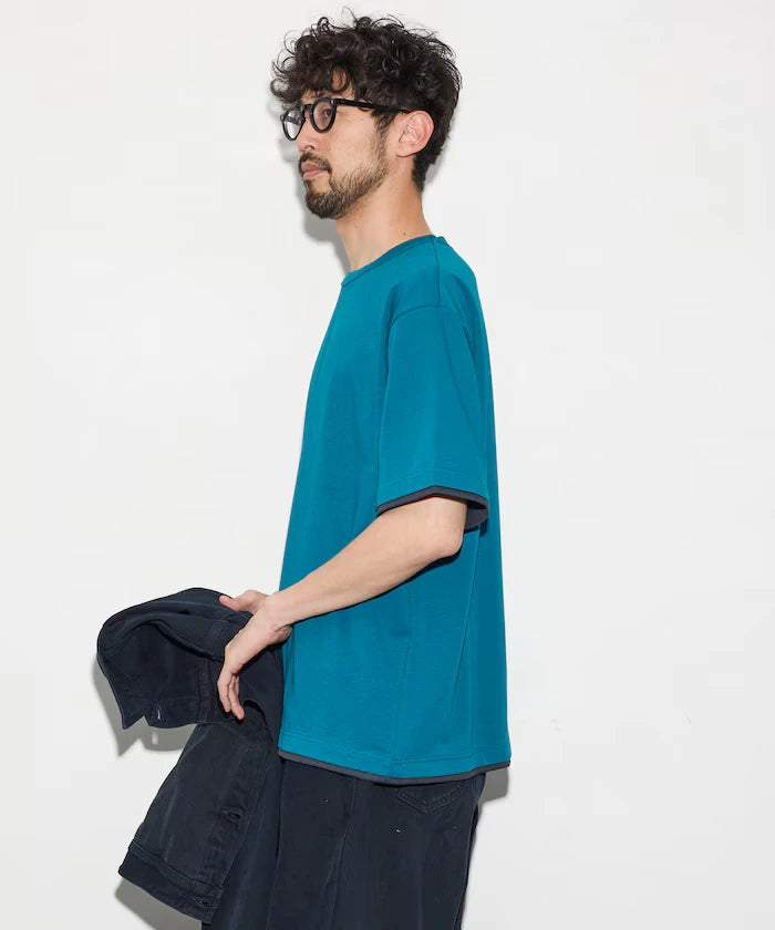 Relaxed Fit Reversible Cardboard Short Sleeve T-Shirt / Color Design