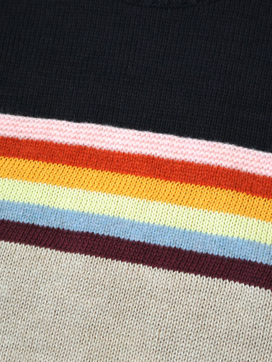 5G Cotton Knit RAINBOW & PECKISH RAINBOWY Crew...