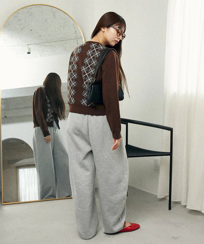 Brushed Back Sweat Curve Pants Limited Edition
