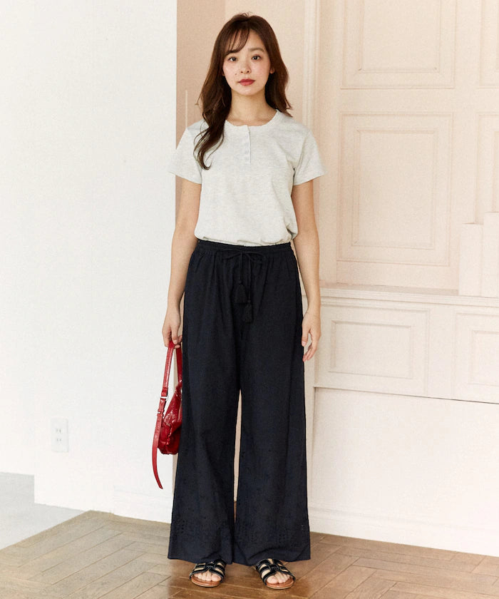 India Embroidered Easy Pants Limited Edition