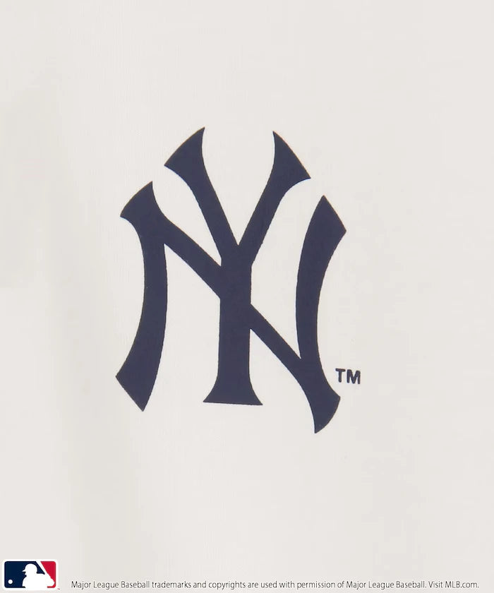 Limited Edition MLB Logo Print Henley Neck Oversized T-Shirt